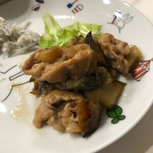 豚肉と茄子の味噌炒め